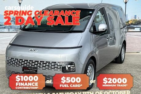 Silver 2022 Hyundai Staria Van Load 2S 2.2D Liftback