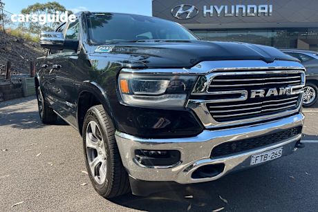Black 2022 Ram 1500 Crew Cab Utility Laramie Rambox (Hybrid)