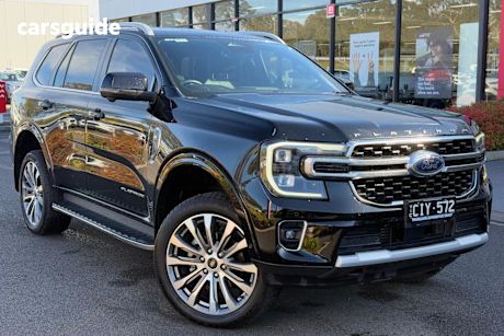 Black 2022 Ford Everest SUV PLATINUM 4X4