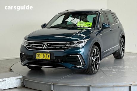 Blue 2022 Volkswagen Tiguan Wagon 147Tdi R-Line