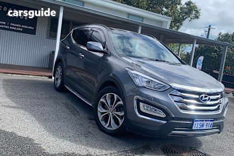 Silver 2014 Hyundai Santa FE SUV HIGHLANDER 4X4