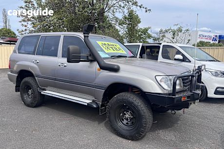 Silver 2001 Toyota Landcruiser SUV GXL 4X4