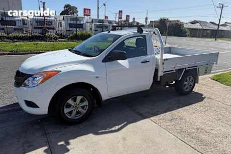 White 2014 Mazda BT-50 Cab Chassis Xt (4X2)