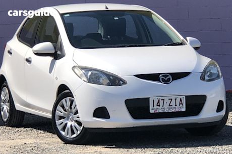 White 2009 Mazda 2 Hatchback Neo