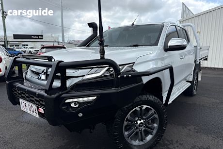 White 2022 Mitsubishi Triton Ute Tray GLS 4X4