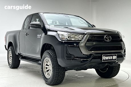 Black 2023 Toyota Hilux Ute Tray SR HI-RIDER R