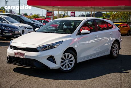 White 2021 Kia Cerato Hatchback S