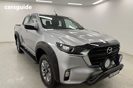 Silver 2021 Mazda BT-50 Dual Cab Pick-up Xt (4X4)