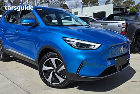 Blue 2025 MG ZS EV SUV ESSENCE F