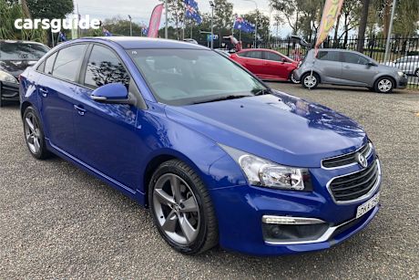 Blue 2016 Holden Cruze Sedan SRI Z-SERIES F