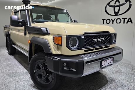 Beige 2024 Toyota Landcruiser Ute Tray GXL 4X4