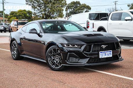 Black 2025 Ford Mustang Coupe GT R