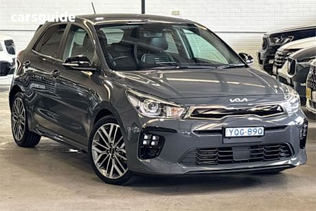 Grey 2022 Kia RIO Hatch GT-LINE F