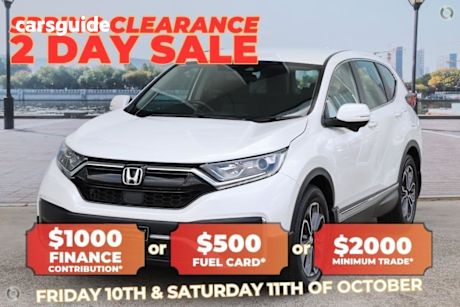White 2022 Honda CR-V Wagon Vti X (2Wd) 5 Seats