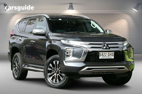 Grey 2021 Mitsubishi Pajero Sport Wagon Exceed (4X4) 7 Seat