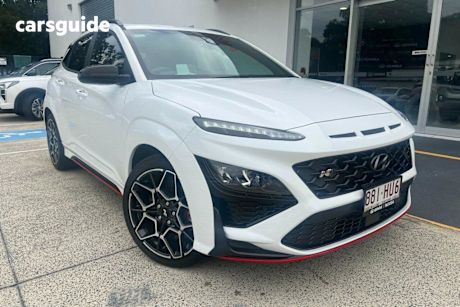 White 2023 Hyundai Kona Wagon N Premium