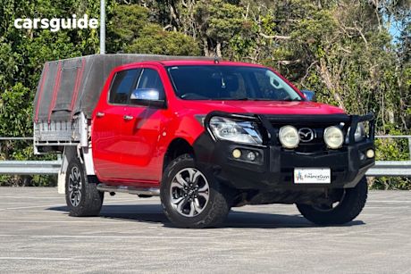 Red 2017 Mazda BT-50 Dual Cab Utility Xtr (4X4)