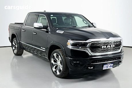 Black 2021 Ram 1500 Crew Cab Utility Limited Rambox (Hybrid)