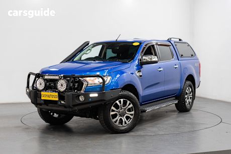 Blue 2018 Ford Ranger Dual Cab Utility Xlt 3.2 (4X4) (5 Yr)