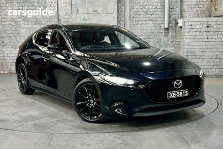 Black 2021 Mazda 3 Hatchback G25 Astina