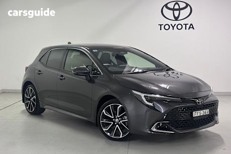 Silver 2024 Toyota Corolla Hatch ZR F