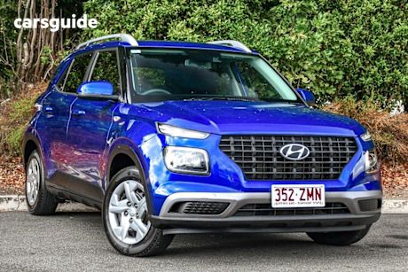 Blue 2019 Hyundai Venue SUV GO F
