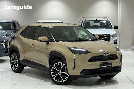 Beige 2024 Toyota Yaris Cross SUV URBAN F