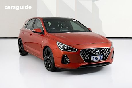 Orange 2017 Hyundai I30 Hatchback Sr Premium