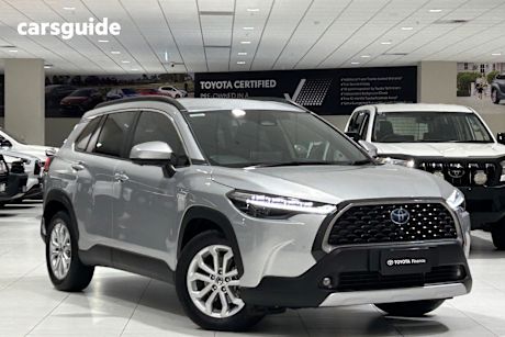 Silver 2022 Toyota COROLLA CROSS HYBRID Hatch COROLLA CROSS HV GXL 2.0L HYBRID AUTO CVT 5 DOOR HATCH