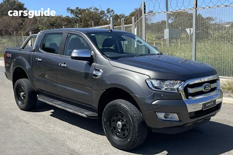 Grey 2018 Ford Ranger Dual Cab Utility Xlt 3.2 (4X4)