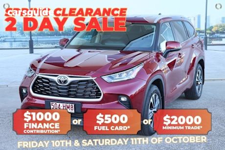 Red 2022 Toyota Kluger Wagon Gxl Awd
