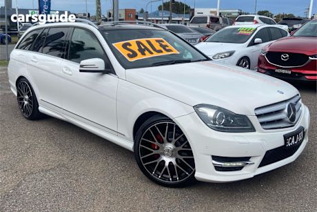 White 2012 Mercedes-Benz C250 Wagon Cdi Avantgarde Be