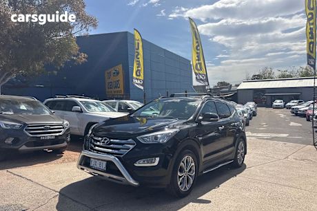 Black 2014 Hyundai Santa FE Wagon Highlander Crdi (4X4)