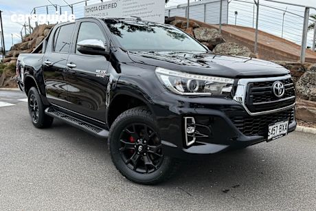 Black 2018 Toyota Hilux Ute Tray SR5 4X4