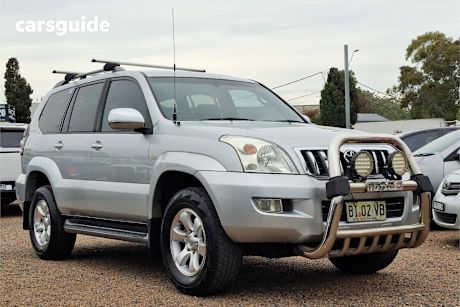 Silver 2007 Toyota Landcruiser Prado SUV GXL 4X4