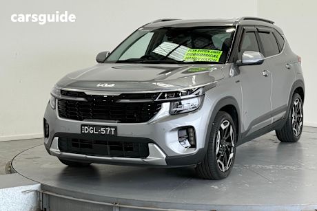 Grey 2023 Kia Seltos Wagon Gt-Line (Awd) (Sunroof)
