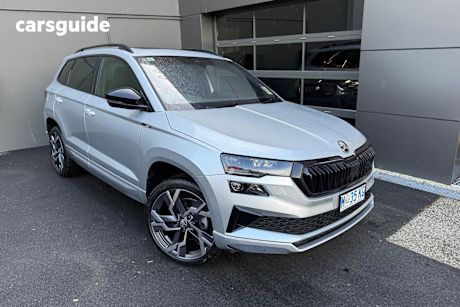 Silver 2025 Skoda Karoq SUV 110TSI SPORTLINE F