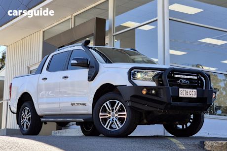 White 2020 Ford Ranger Ute Tray WILDTRAK 4X4