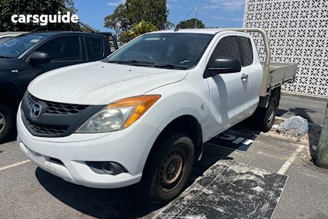White 2012 Mazda BT-50 Freestyle Cab Chassis Xt (4X2)