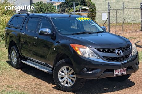 Black 2013 Mazda BT-50 Ute Tray XTR 4X4