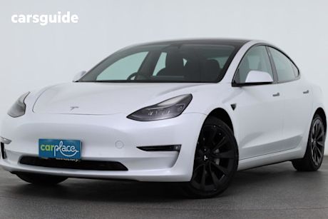 White 2021 Tesla Model 3 Sedan Long Range Awd