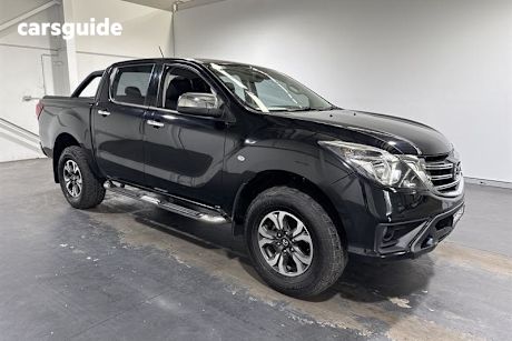 Black 2018 Mazda BT-50 Dual Cab Utility Xtr (4X2)