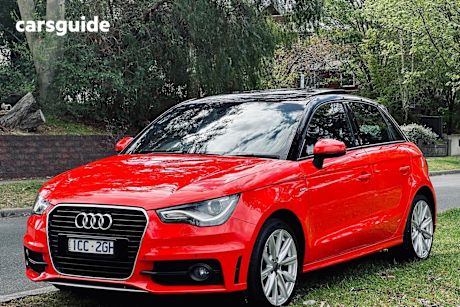 Red 2015 Audi A1 Hatch AMBITION F