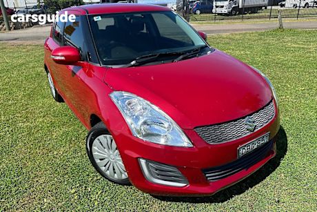 Red 2015 Suzuki Swift Hatch GL F