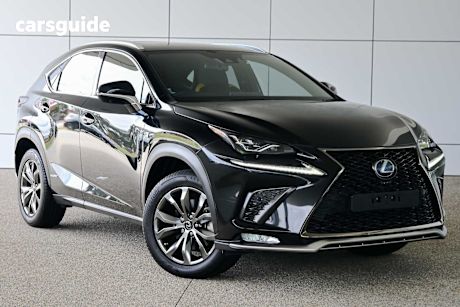 Black 2020 Lexus NX300H Wagon F Sport Hybrid (Fwd)