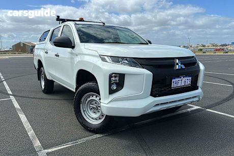 White 2020 Mitsubishi Triton Ute Tray GLX ADAS 4X4