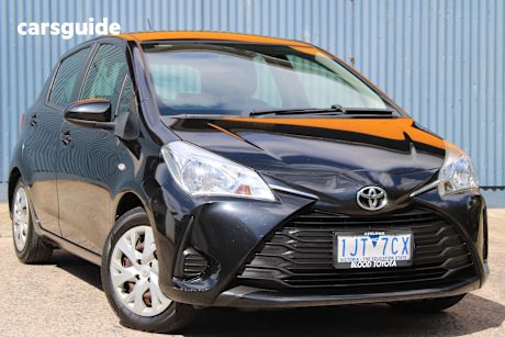 Black 2017 Toyota Yaris Hatch ASCENT F