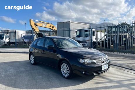 Black 2008 Subaru Impreza Hatchback Rx (Awd)
