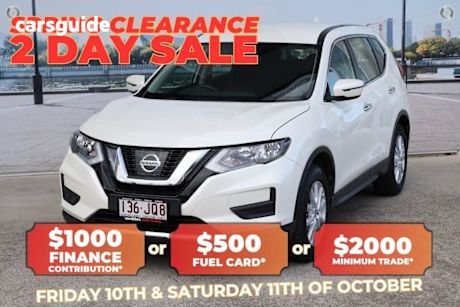 White 2020 Nissan X-Trail Wagon St 7 Seat (4X2)