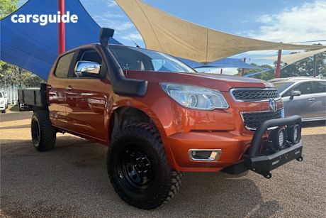 Orange 2016 Holden Colorado Ute Tray LTZ 4X4